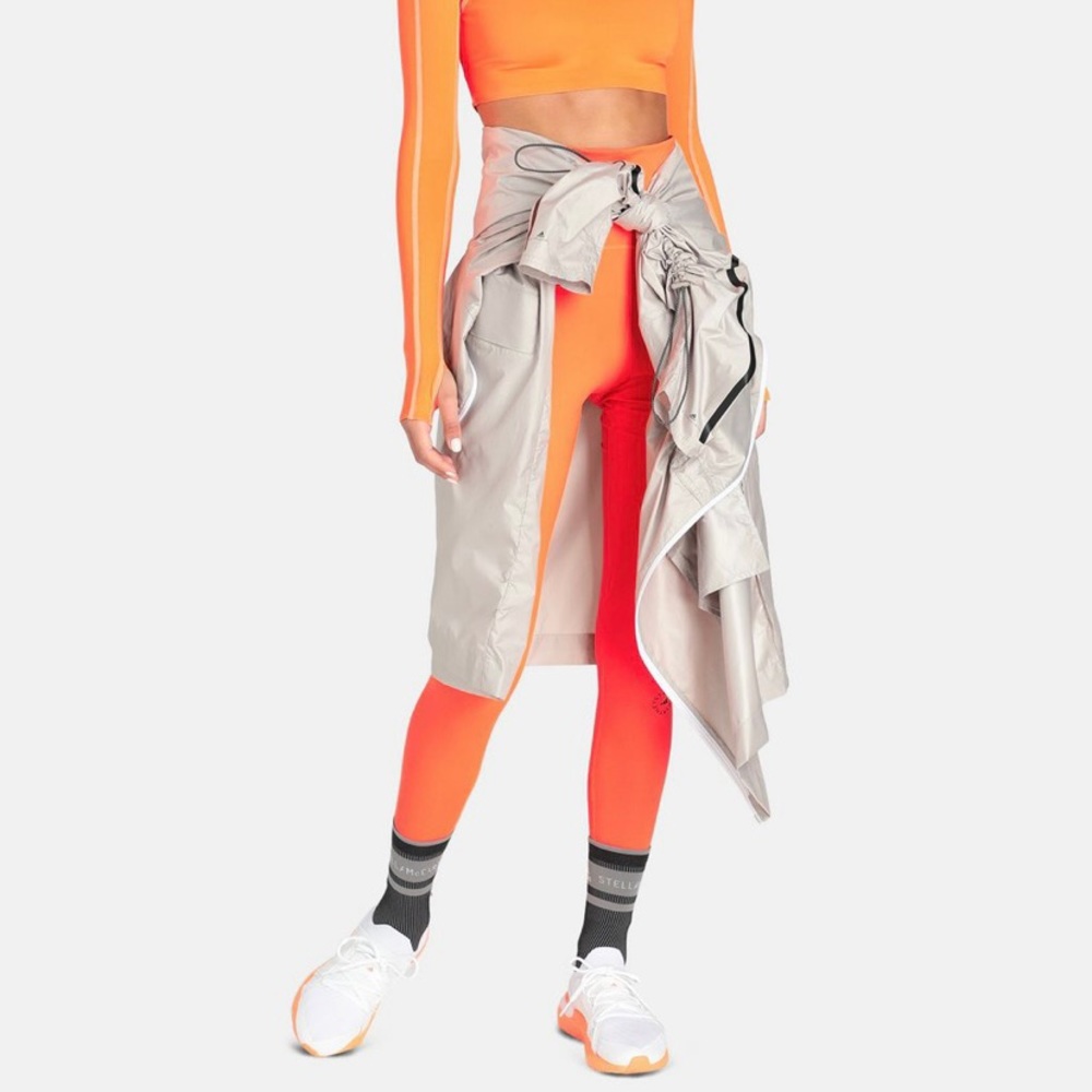 Adidas by Stella McCartney orange leggings